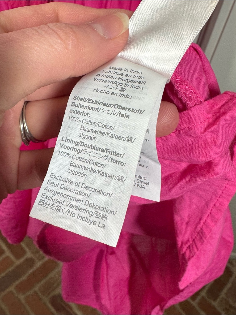 J. Crew Flamingo Pink Pom Pom Cotton Voile Midi Dress Size 12 vacation resort - Picture 5 of 9